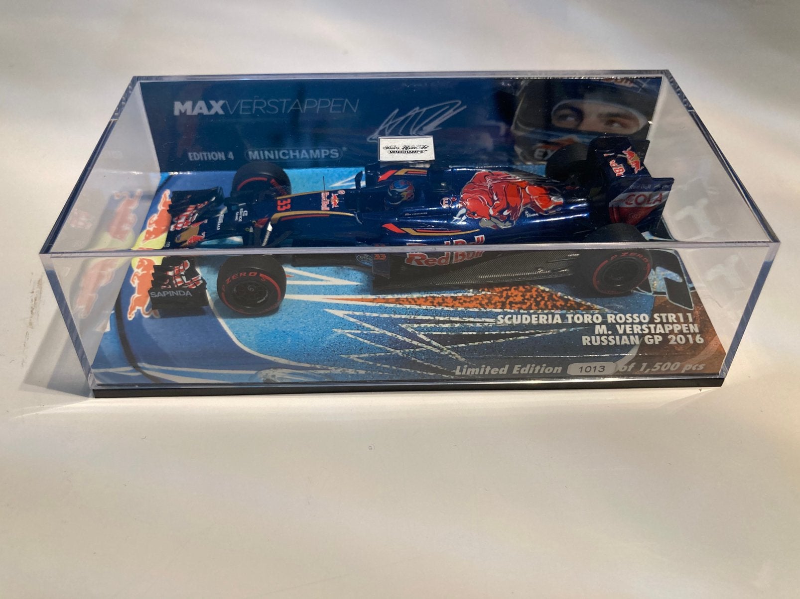 Max Verstappen toro rosso str11 russian gp 2016, Ophalen of Verzenden, Nieuw, Formule 1