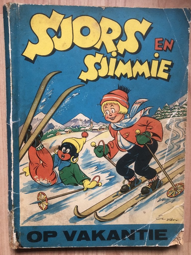 FRANS PIET - SJORS EN SJIMMIE - OP VAKANTIE - 1957, Boeken, Stripboeken, Eén stripboek, Ophalen of Verzenden, Zo goed als nieuw