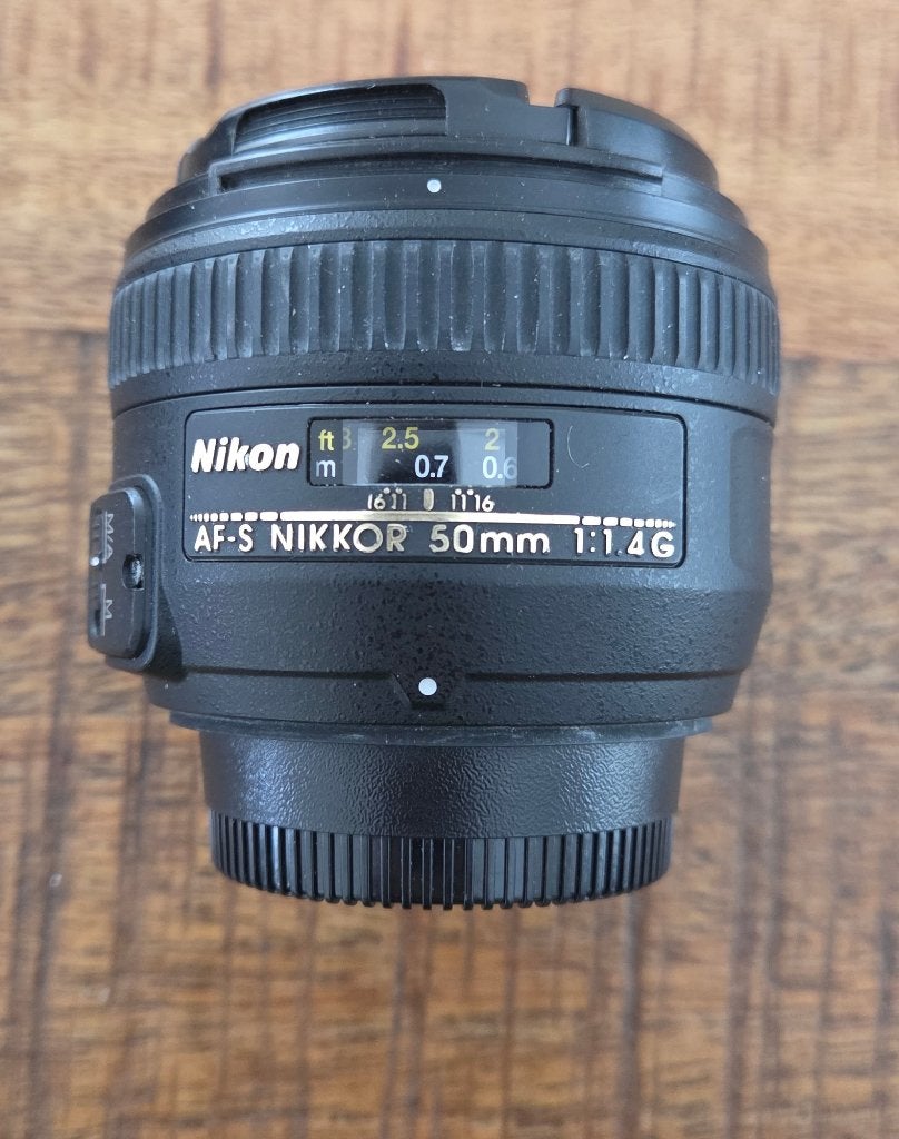 Nikon AF-S 50mm F/1.4G, Audio, Tv en Foto, Fotografie | Lenzen en Objectieven, Ophalen, Gebruikt, Standaardlens