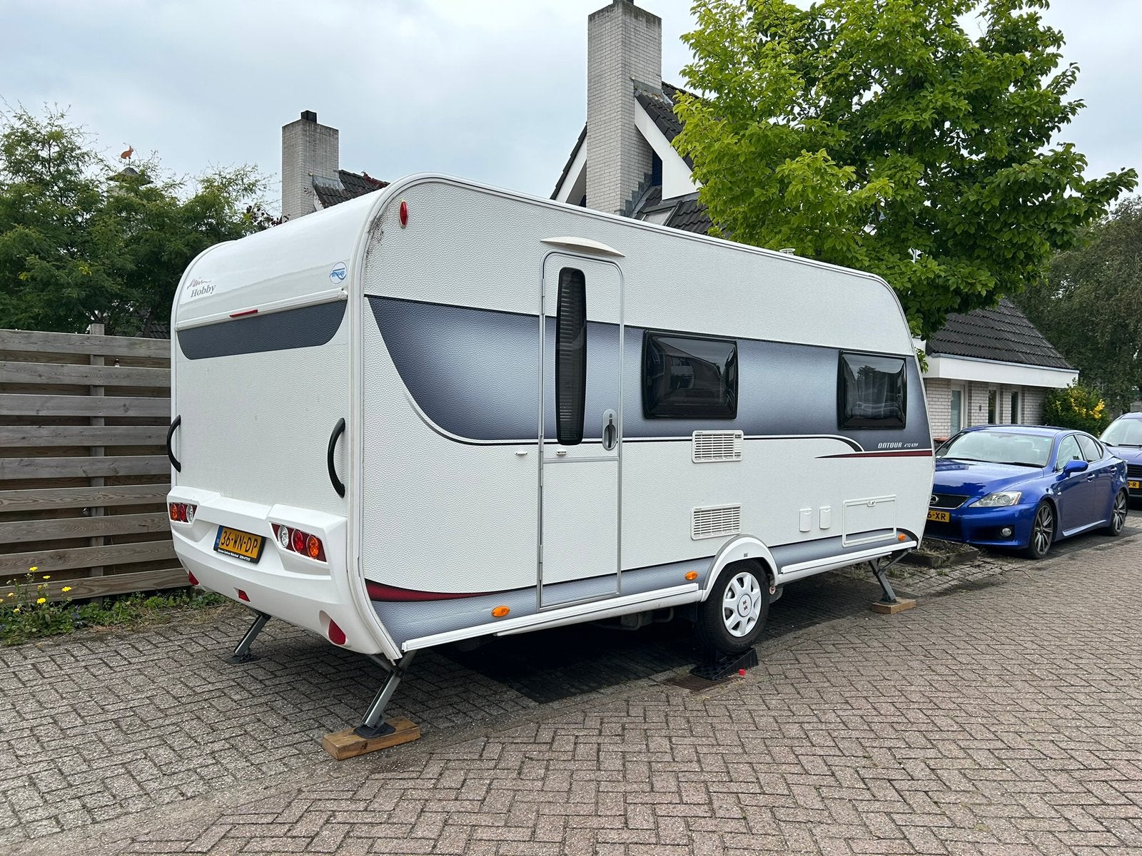 Hobby 470 kmf on tour, Caravans en Kamperen, Hobby, Treinzit, Particulier, 6 tot 7 meter