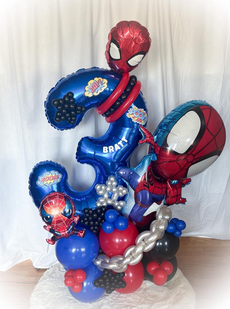 Ballonnen bouquet xl Spiderman, Ophalen of Verzenden, Zo goed als nieuw
