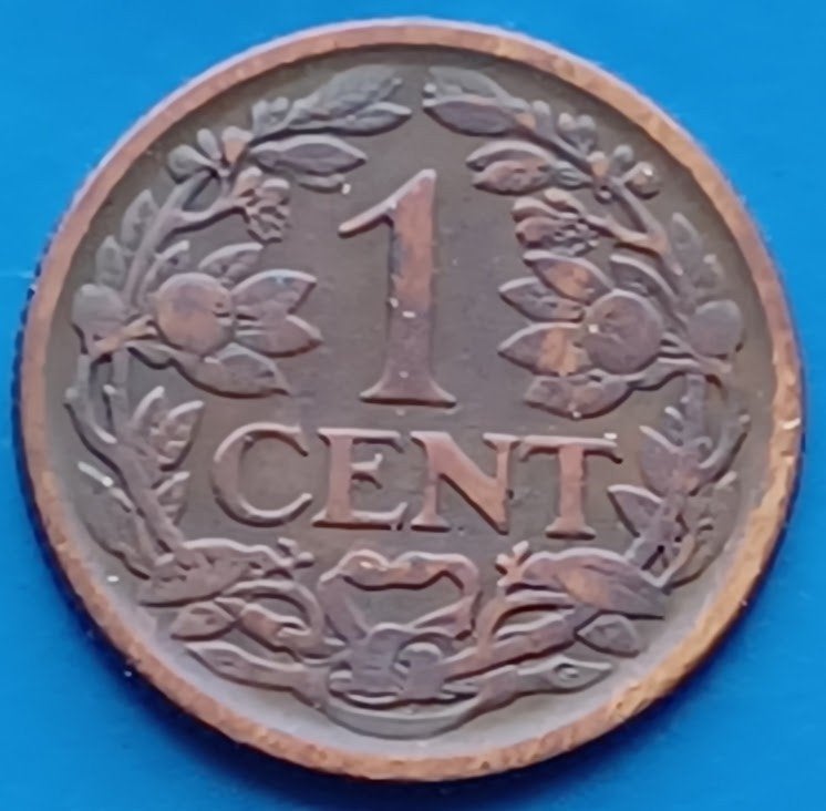 1 cent 1917 - Wilhelmina, Ophalen of Verzenden, Koningin Wilhelmina, 1 cent, Losse munt