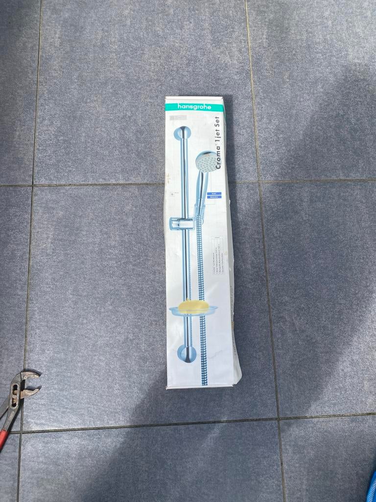 Complete douche glijstanf hansgrohe, Ophalen of Verzenden, Zo goed als nieuw, Douche