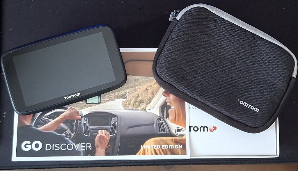 TomTom Go Discover limited Edition Wifi, bleutooth wereldmap, Ophalen of Verzenden, Zo goed als nieuw