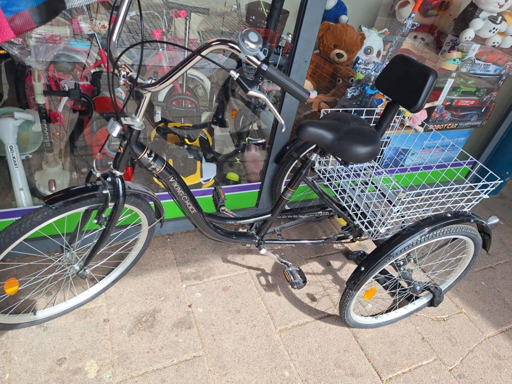 Viking's Choice Driewieler met Mand en Rugleuning, Fietsen en Brommers, Fietsen | Driewielfietsen, Ophalen of Verzenden, Gebruikt