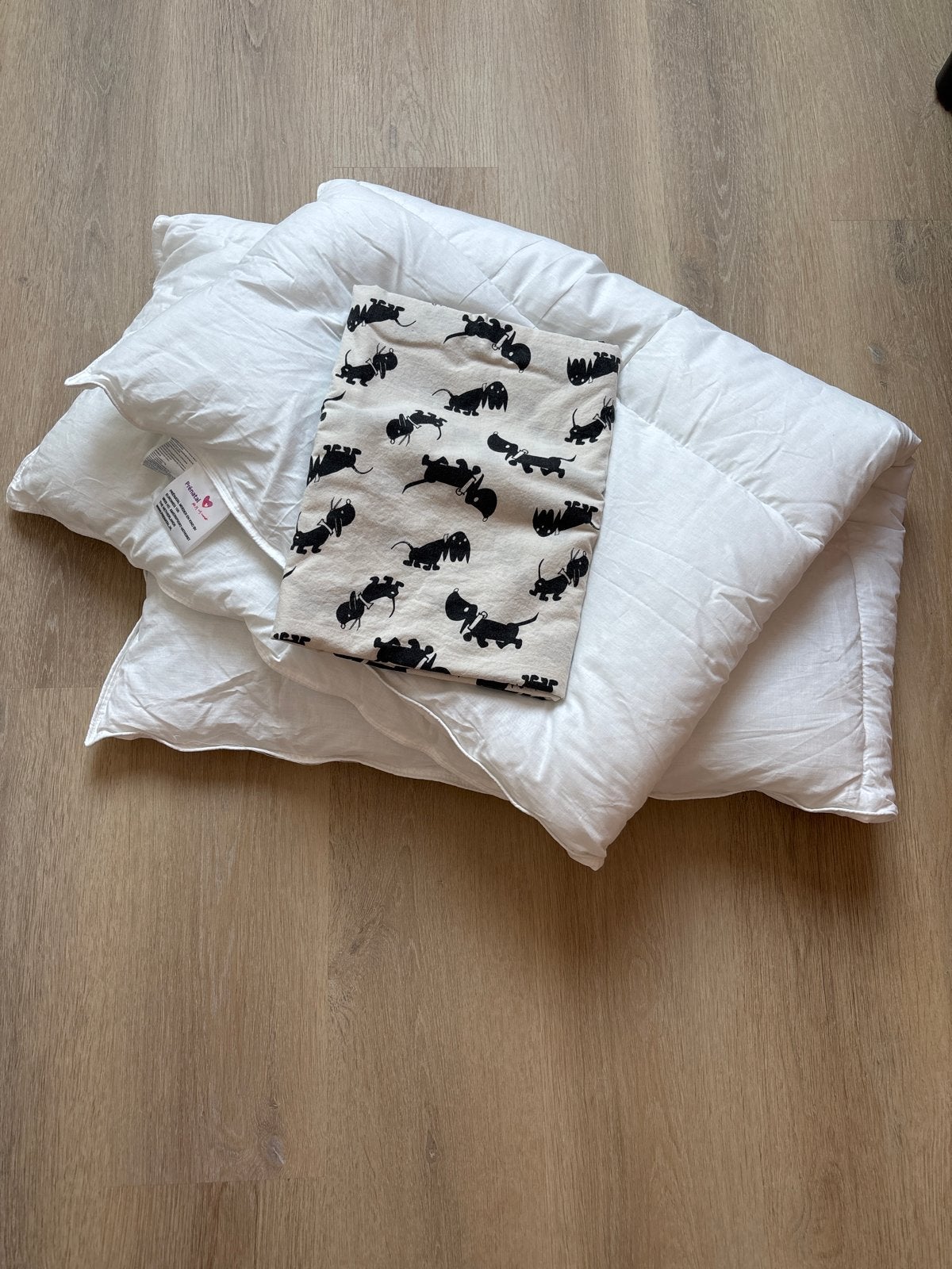 Dekbed ledikant 100x135 TOG 4 met Hema Takkie overtrek, Kinderen en Baby's, Jongetje of Meisje, Wit, Ophalen of Verzenden, Deken of Dekbed