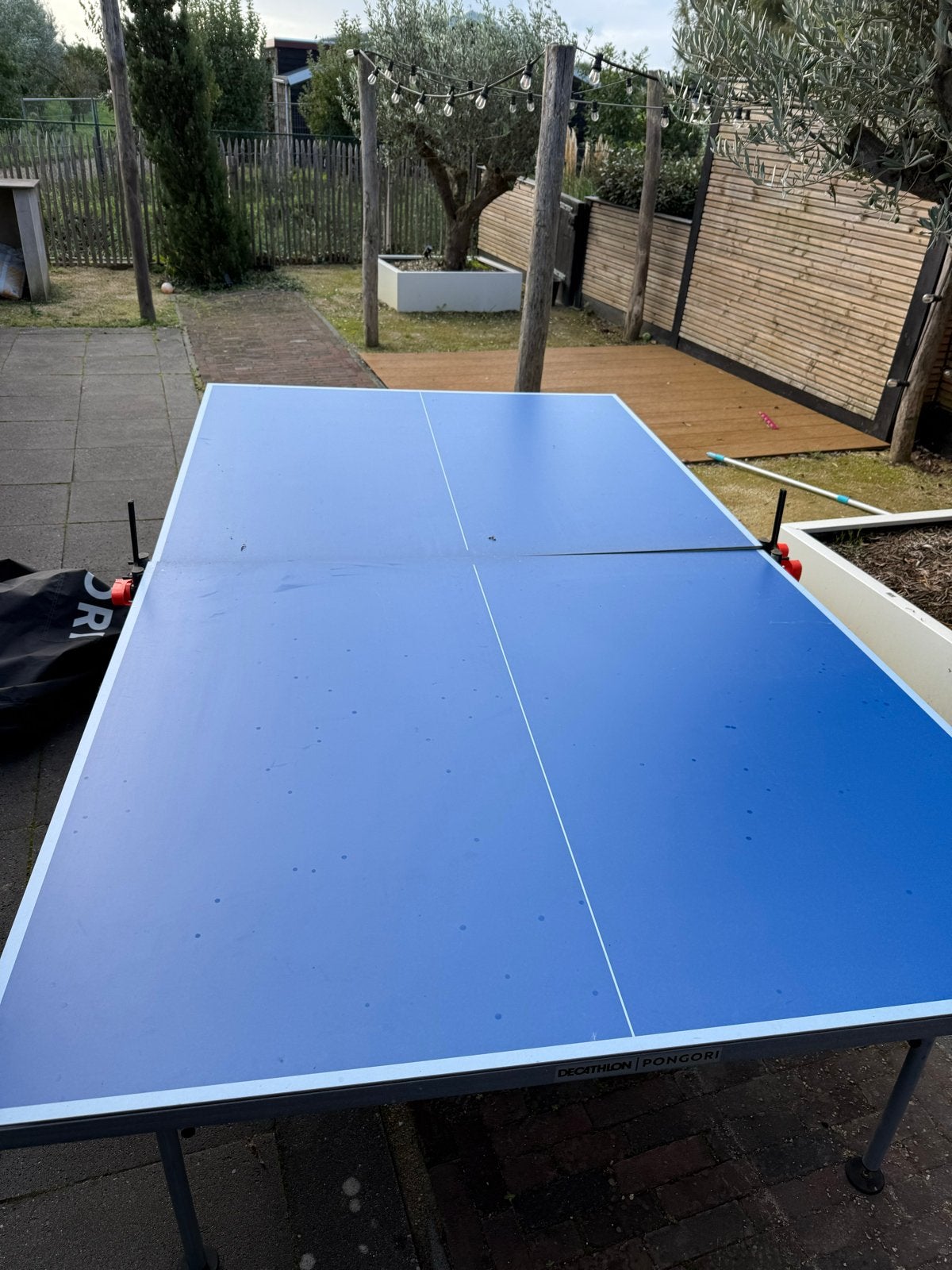 Decathlon Pongori Tafeltennistafel Outdoor Inklapbaar, Ophalen, Gebruikt, Tafel Outdoor, Inklapbaar