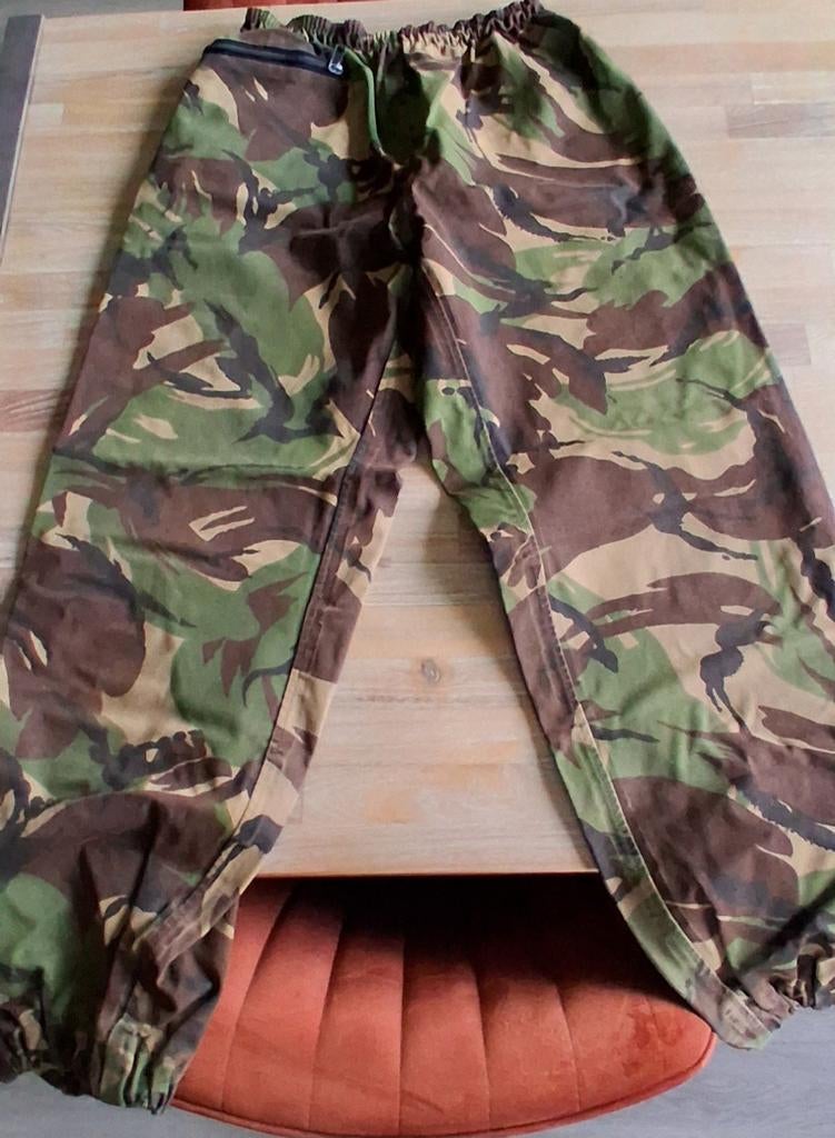 Goretex bilaminaat leger landmacht regenbroek woodland, Ophalen, Landmacht, Nederland, Kleding of Schoenen