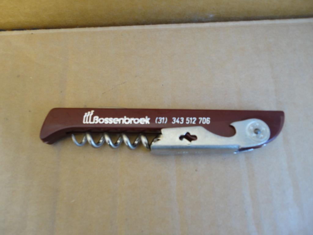 Kurkentrekker met mes en flesopener in vino veritas aba cut, Overige typen, Ophalen of Verzenden, Zo goed als nieuw