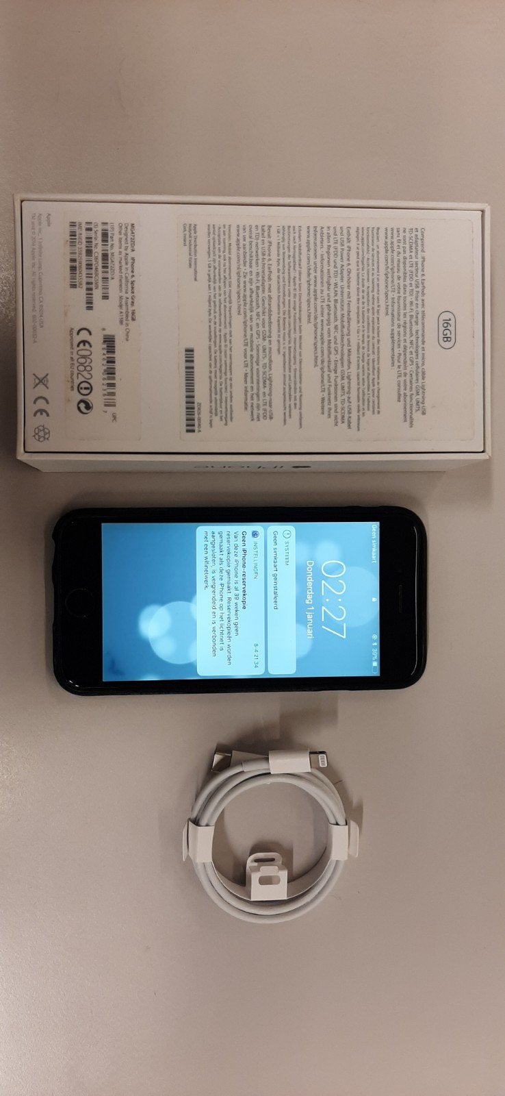 iPhone 6 - Zo goed als nieuw, Telecommunicatie, 16 GB, Verzenden, Zo goed als nieuw, Zonder simlock