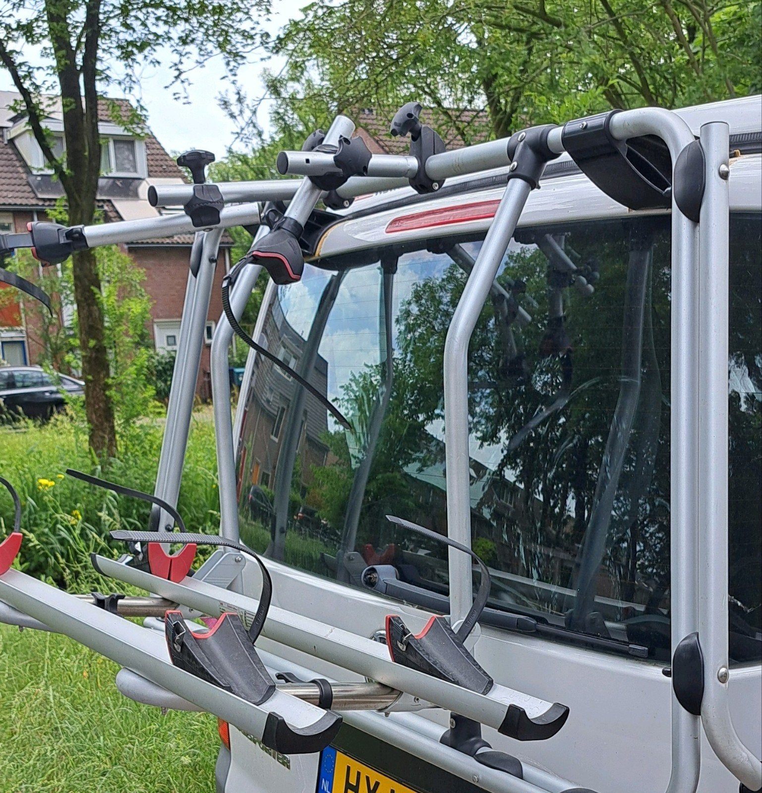 Fietsendrager VW Transporter T5 merk Fiamma, Ophalen of Verzenden, Achterklepdrager