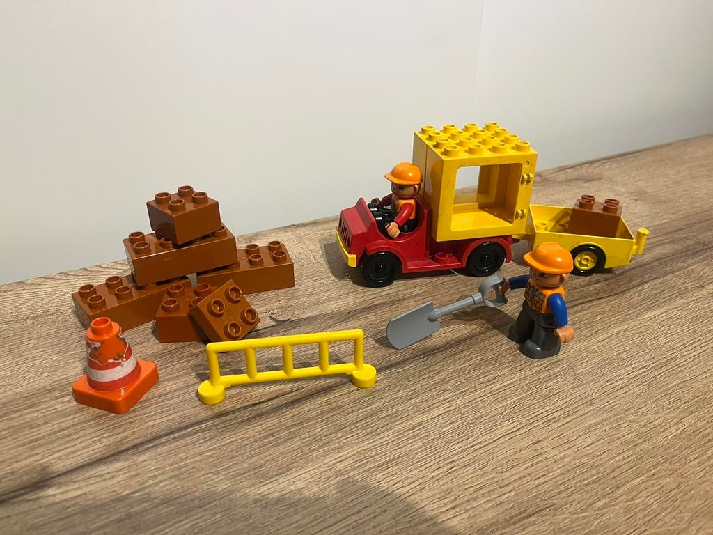 LEUKE DUPLO BOUWPLAATS SET, Kinderen en Baby's, Speelgoed | Duplo en Lego, Ophalen of Verzenden, Gebruikt, Duplo