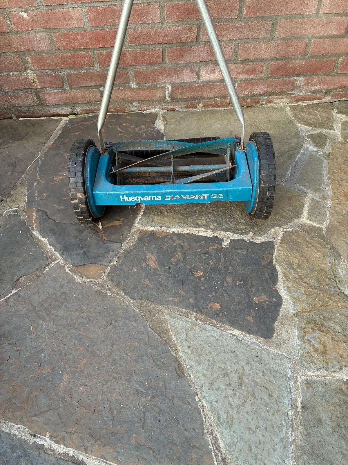 Husqvarna Diamant 33 handgrasmaaier, Tuin en Terras, Grasmaaiers, Ophalen, Gebruikt, Handgrasmaaier, Husqvarna