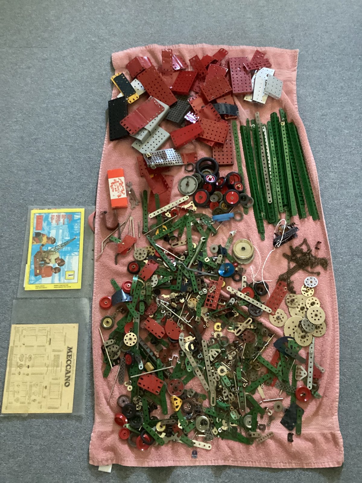 Partij - Meccano - origineel en Temsi - doorelkaar 7/8kg ong, Ophalen