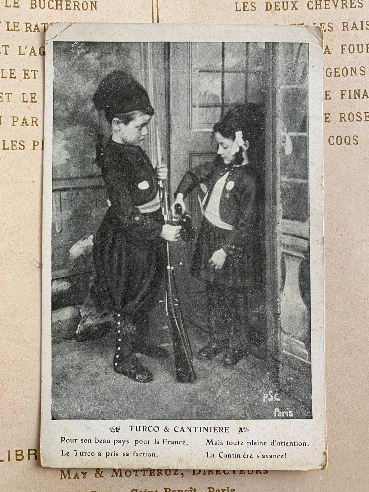 Turco & Cantinière - militair (VB), Verzamelen, Ophalen of Verzenden, Voor 1920, Ongelopen, Kinderen