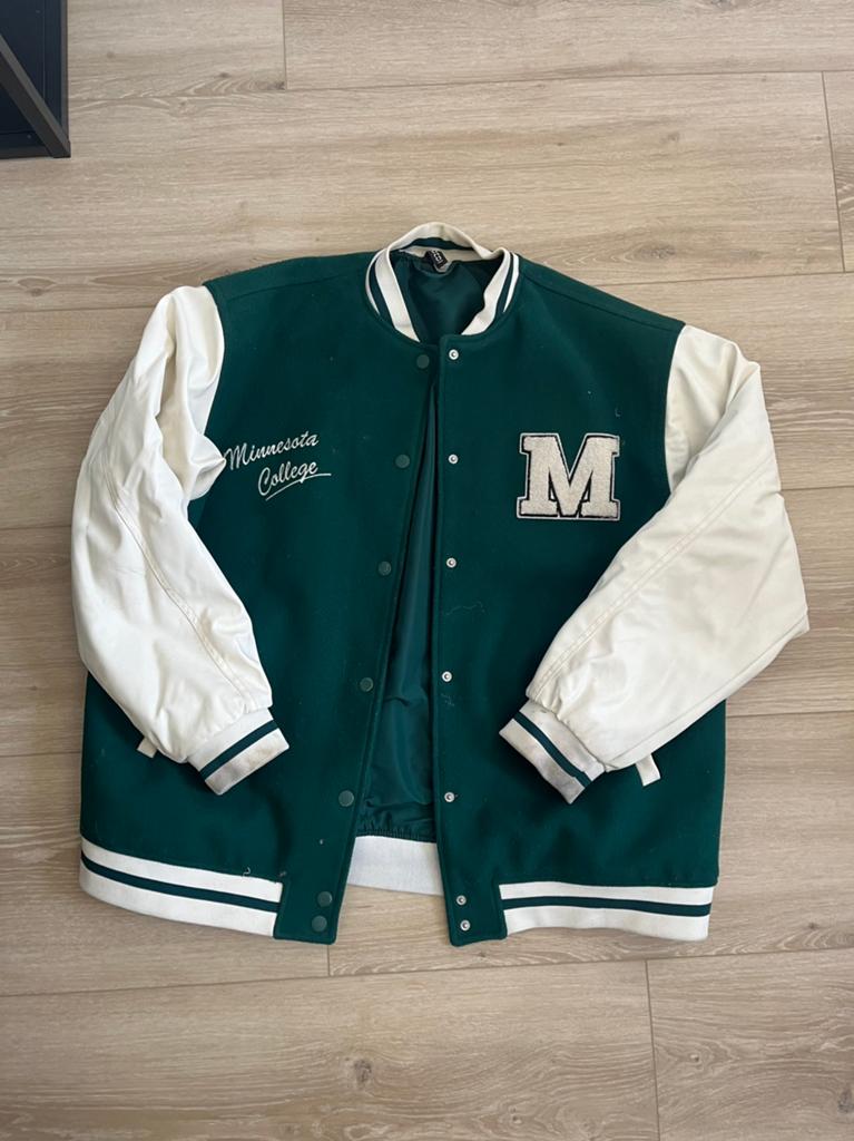 Baseball jack, Ophalen of Verzenden, Gedragen, Maat 38/40 (M), Groen