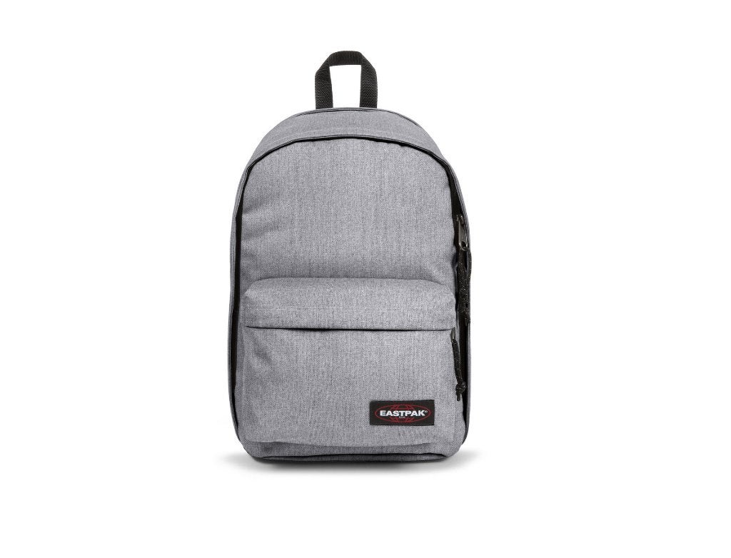Eastpak rugzak grijs met laptopvak – ruime en stevige tas, Ophalen of Verzenden, 30 tot 45 cm, Eastpak, Minder dan 25 cm