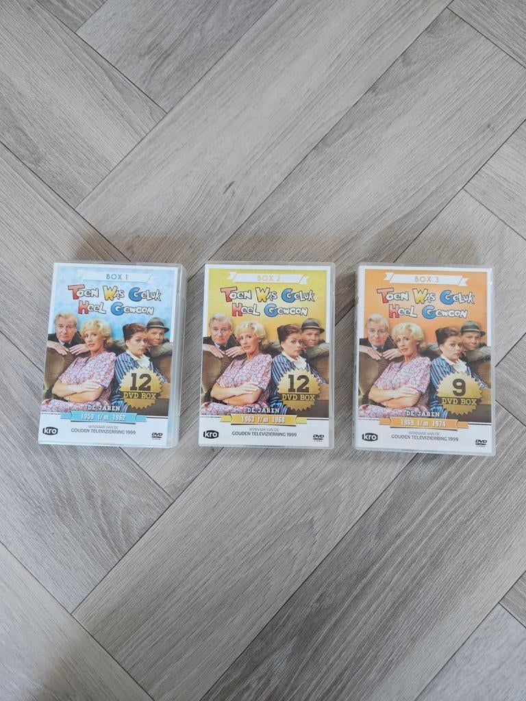 Toen Was Geluk Heel Gewoon - De complete serie (3 boxen), Alle leeftijden, Ophalen of Verzenden, Gebruikt, Komedie