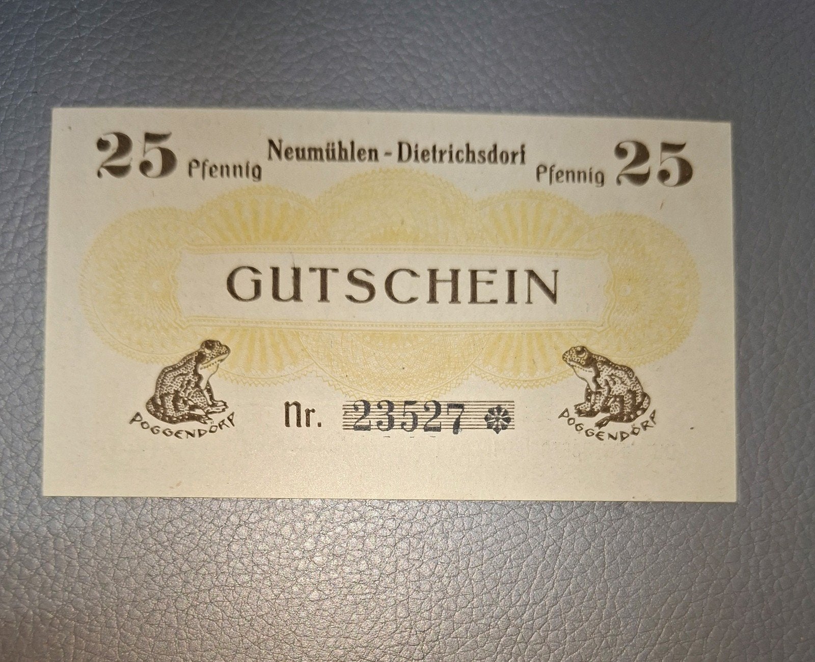 Duits Notgeld Neumühlen-Dietrichsdorf Noodgeld, Ophalen of Verzenden, Duitsland