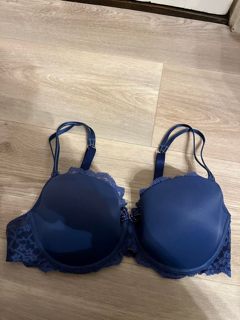 Chantelle beha maat 80 D, Ophalen of Verzenden, Blauw, BH