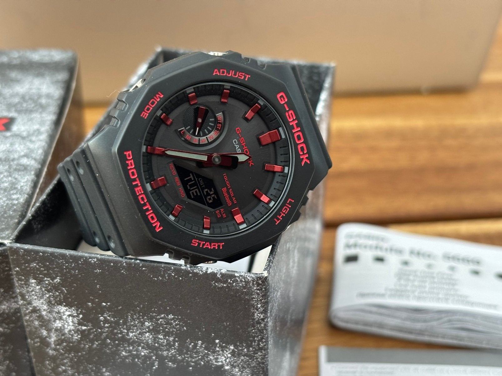 Casio G-Shock GA-B2100BNR-1AER zgan, Sieraden, Tassen en Uiterlijk, Casio, Kunststof, Polshorloge, Kunststof