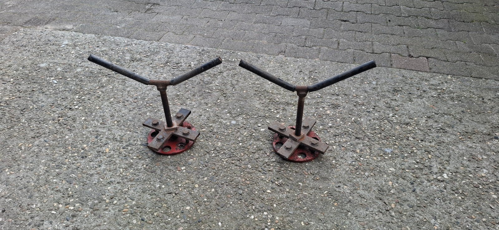 Massey-Ferguson Dubbelluchtspindel met afstands ring., Ophalen