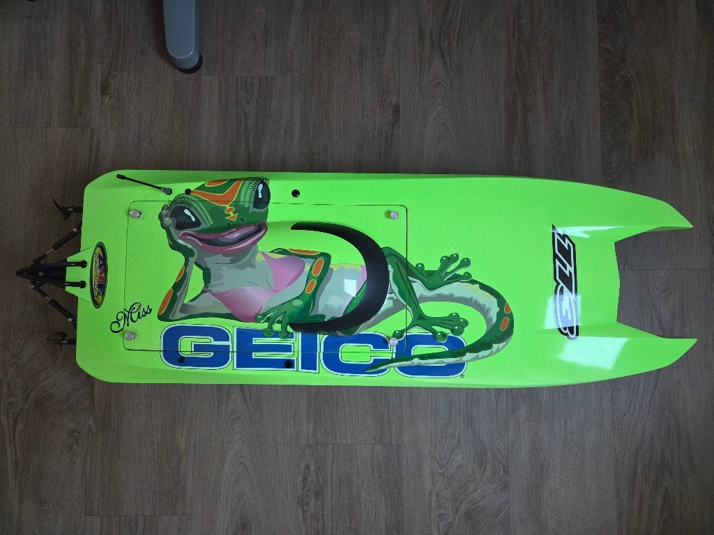 Miss Geico 36 RC Boot, Hobby en Vrije tijd, Ophalen, Gebruikt