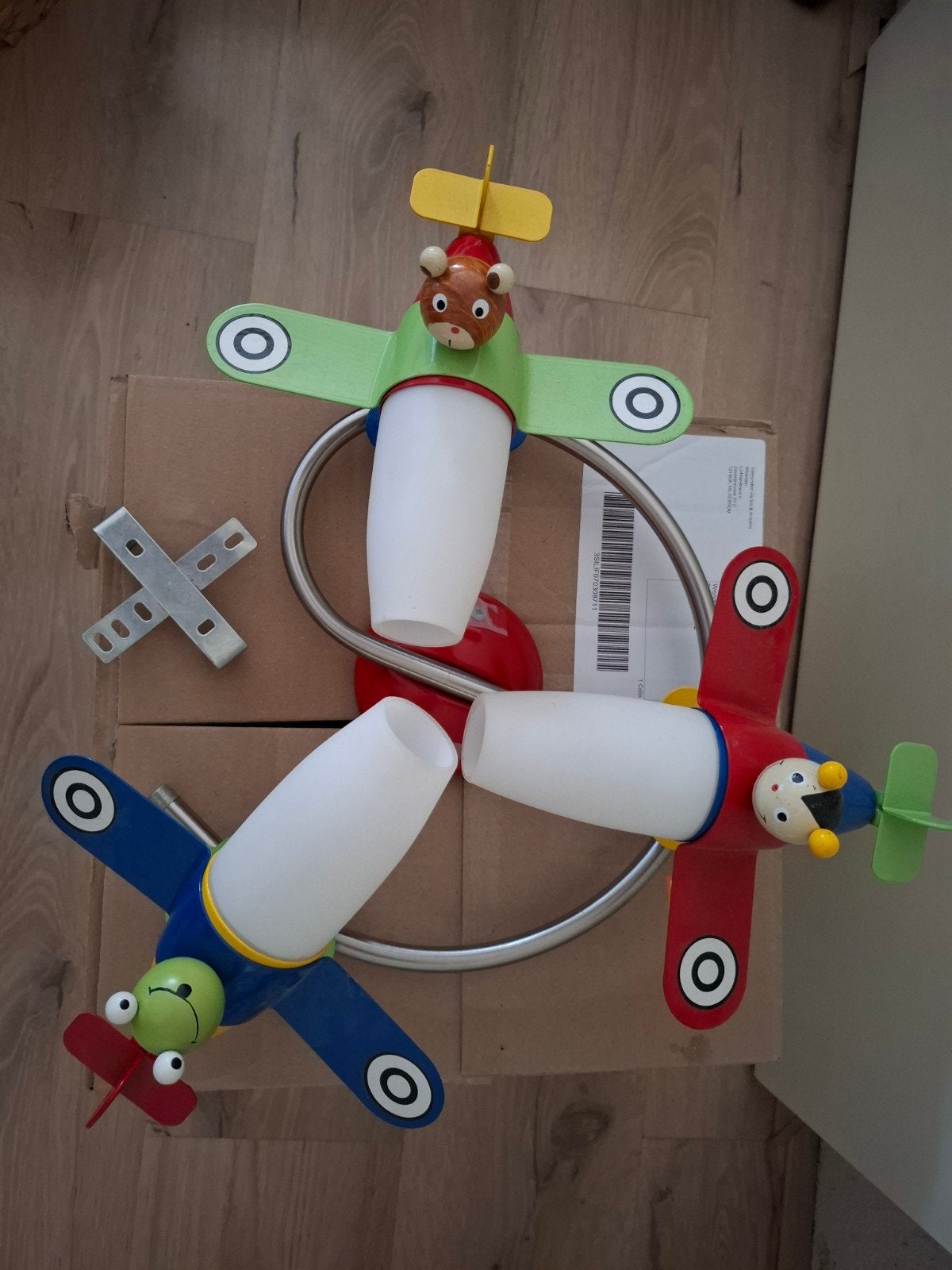 Plafondlamp met 3 vliegtuigjes - Kinderkamer verlichting, Ophalen