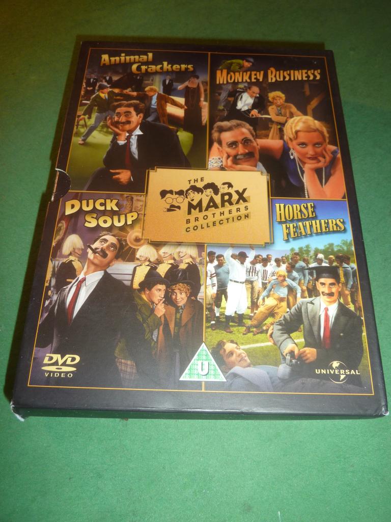 The Marx Brothers Collection  4 dvd's, Overige gebieden, Verzenden, Alle leeftijden, Boxset