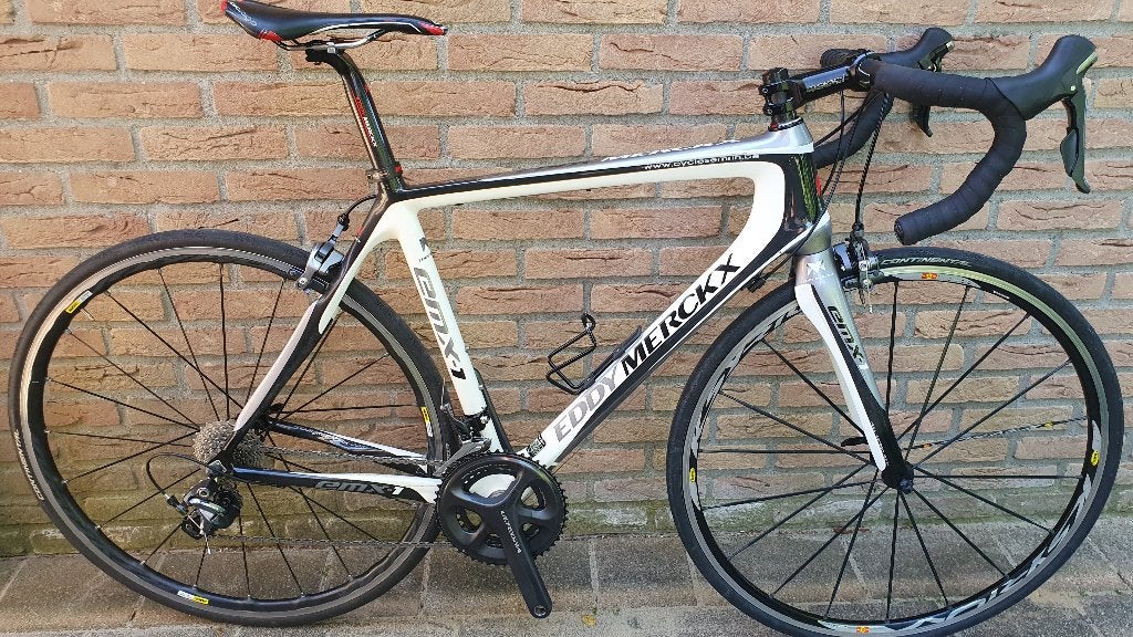 Eddy Merckx EMX-1 racefiets, 28 inch, Gebruikt, Carbon, Meer dan 20 versnellingen