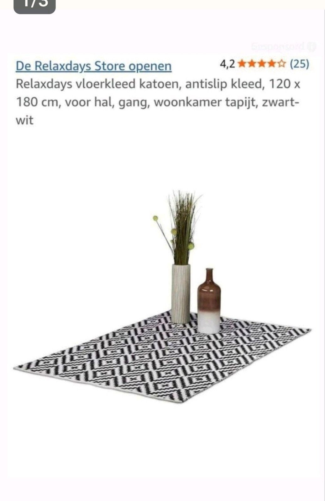 Nieuw vloerkleed, Ophalen, Nieuw, Rechthoekig, 200 cm of meer