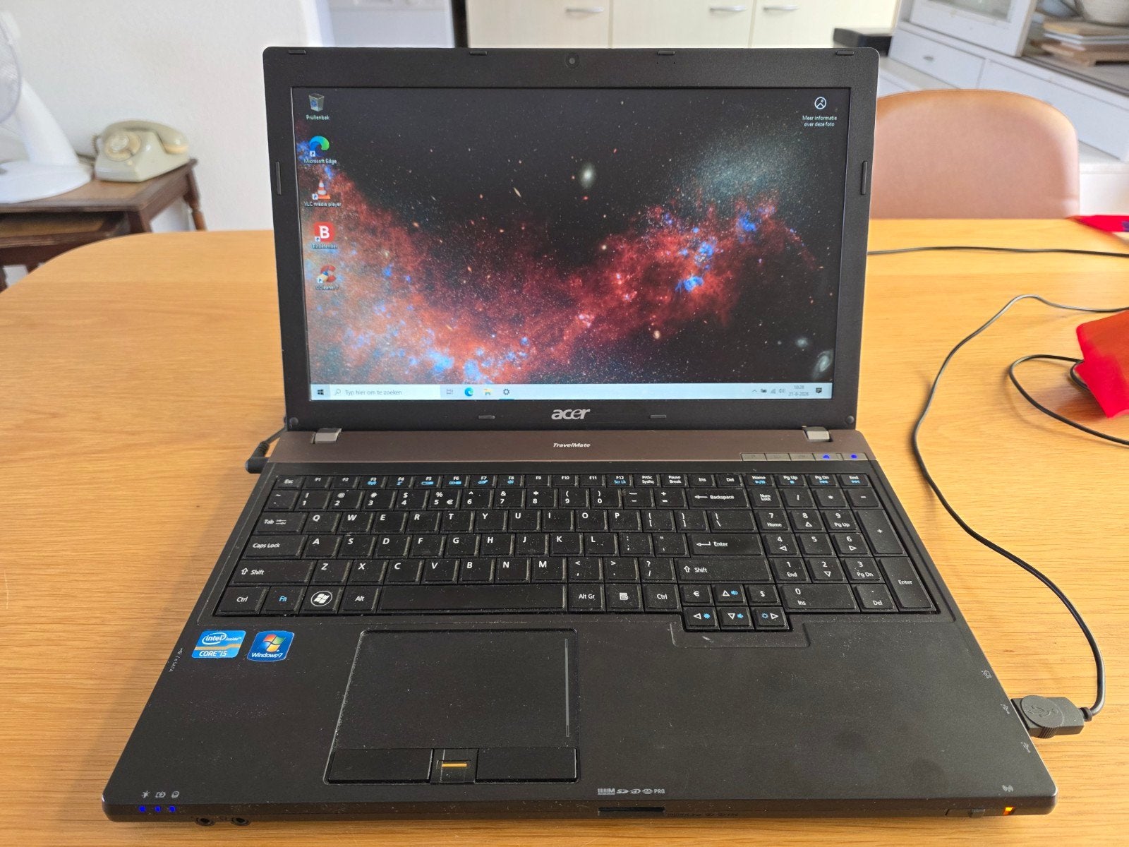 Acer Laptop Travelmate 8573 core i5-2430m, Computers en Software, Windows Laptops, HDD, 2 tot 3 Ghz, Qwerty, Ophalen of Verzenden