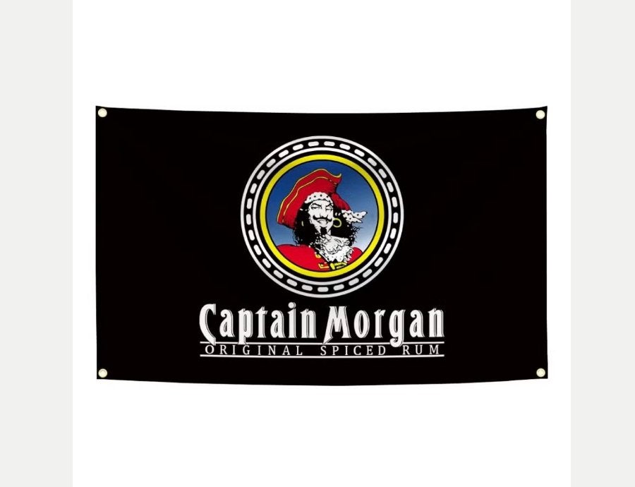 Grote vlaggen Captain Morgan (150x90cm), Ophalen of Verzenden, Nieuw