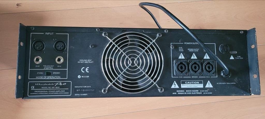 2 Versterkers los te koop Dap Palladium/JB Systems, Ophalen, Gebruikt, Minder dan 500 watt