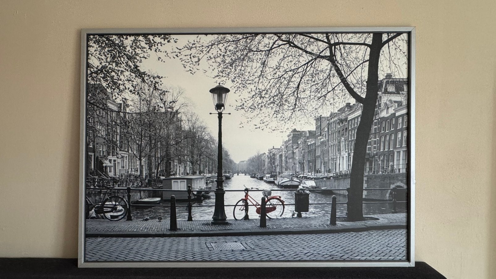 Poster Amsterdamse gracht, Ophalen, Gebruikt