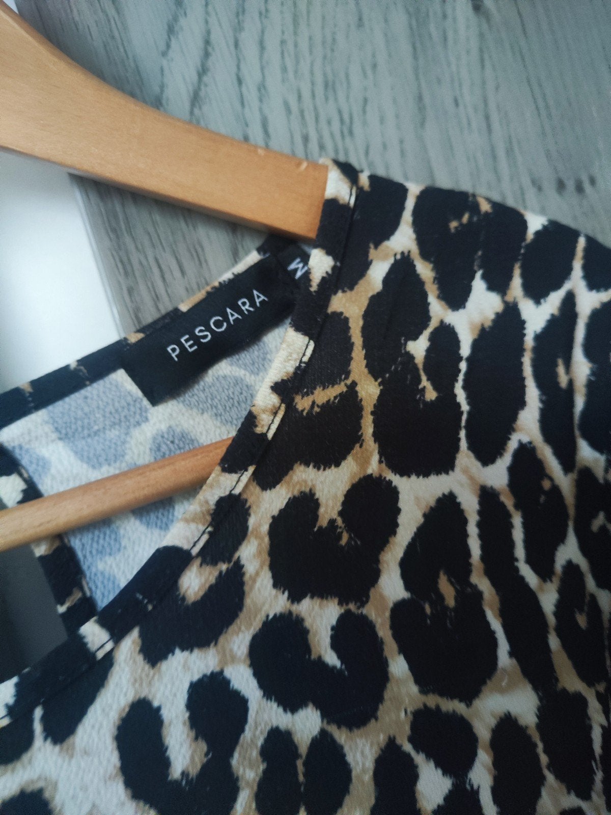 Pescara Luipaardprint Jurk Maat M, Kleding | Dames, Jurken, Maat 38/40 (M), Meerkleurig, Pescara, Ophalen of Verzenden