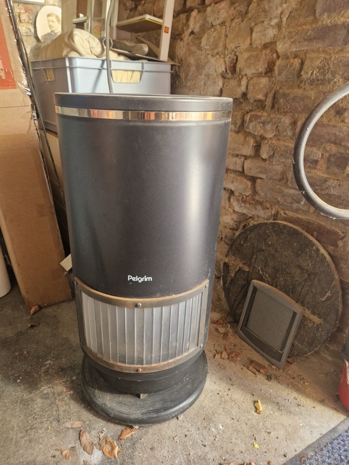 Pelgrim Bambino 70 T Gaskachel - Gebruikt, Huis en Inrichting, Gebruikt, Gas, Ophalen of Verzenden, Vrijstaand