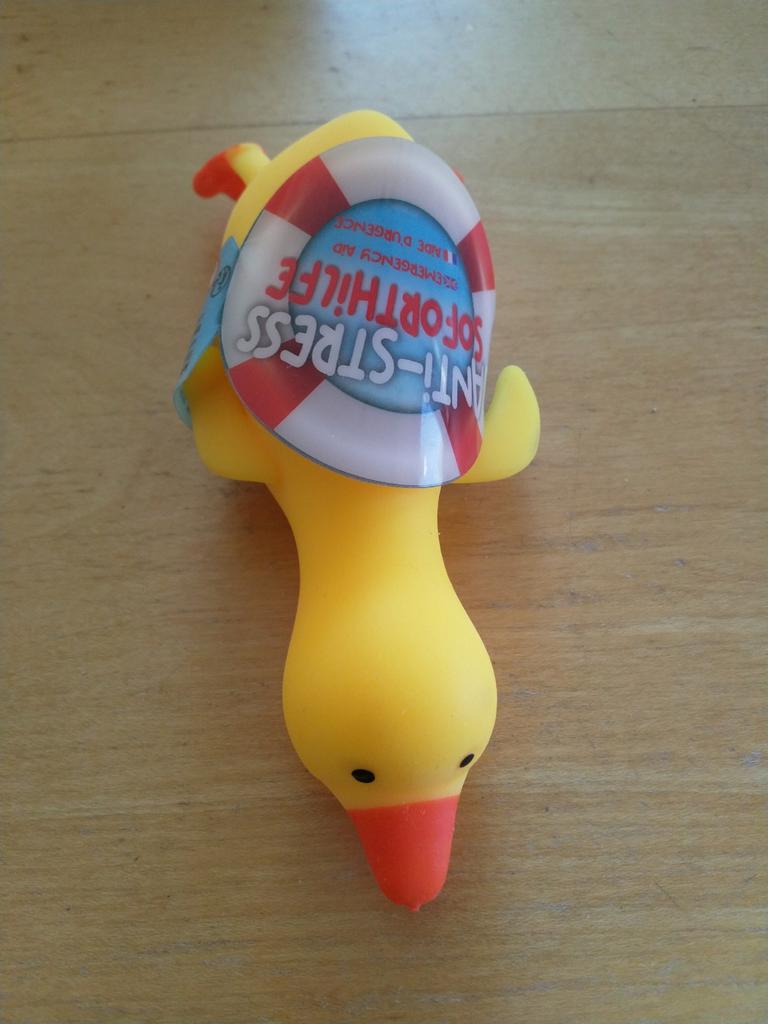 Anti stress eend
(lucht gevulde eend voor knijp oefeningen), Ophalen of Verzenden