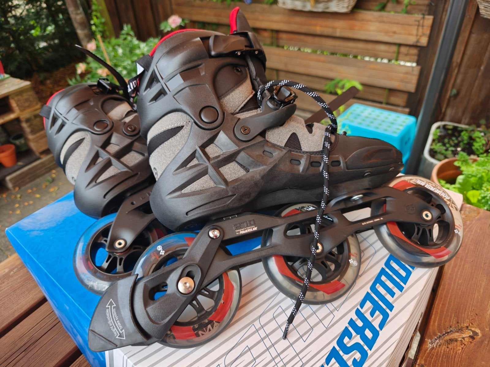Powerslide Phuzion Argon Ash 110 maat 43- inline skates ZGAN, Ophalen of Verzenden, Zo goed als nieuw, Overige typen, Overige merken