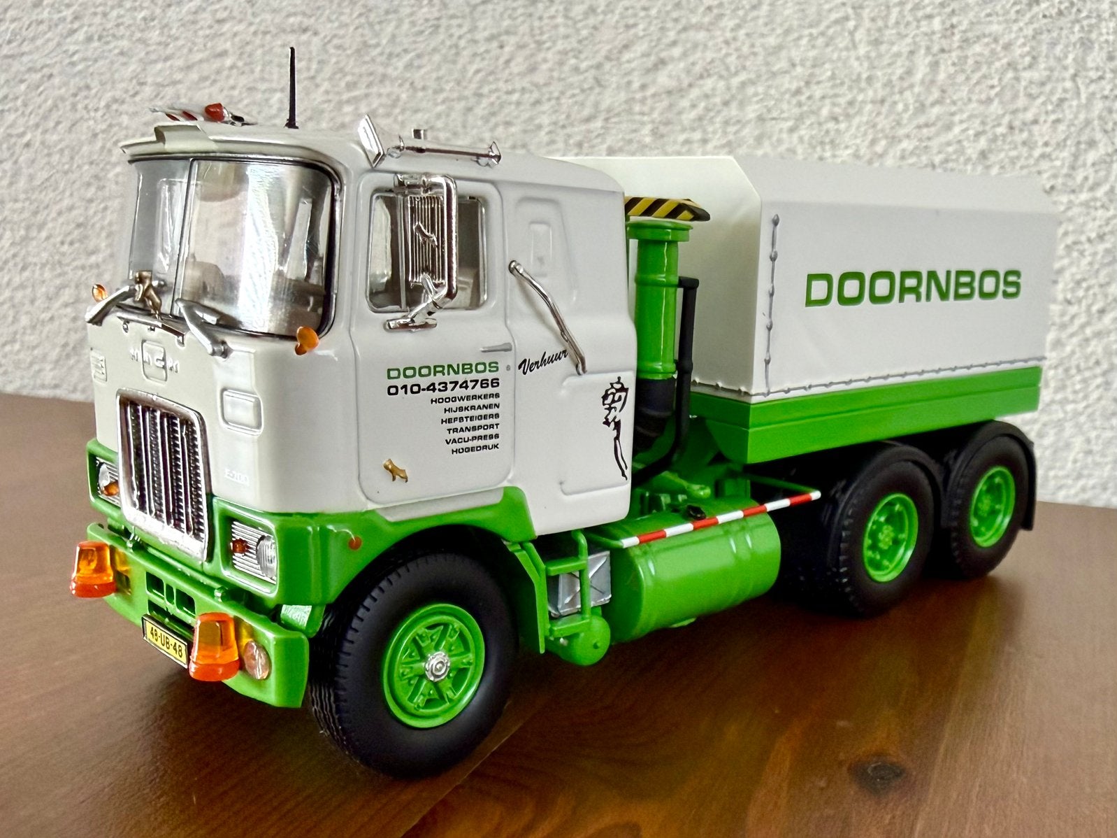 Tekno Doornbos(later Rynart-Sandstra)Mack F700,Nieuw in doos, Ophalen of Verzenden, Zo goed als nieuw, Bus of Vrachtwagen, Tekno