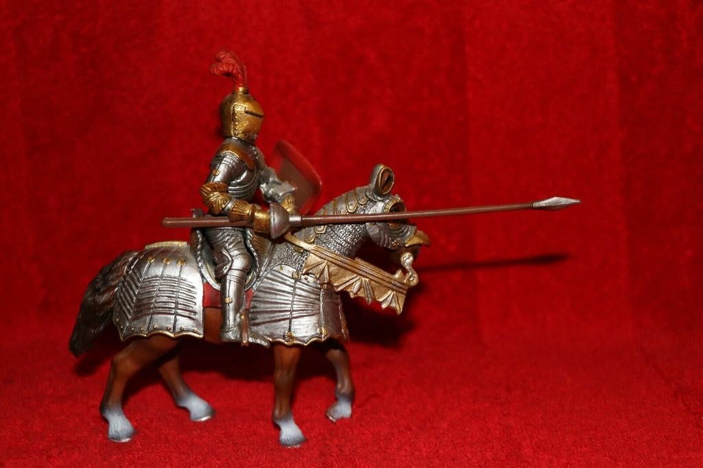 Schleich 70017 ridder met lans te paard, Ophalen of Verzenden, Gebruikt
