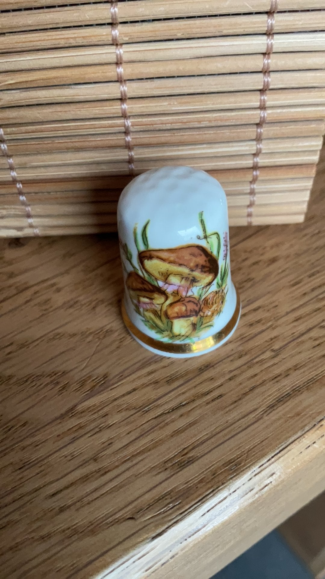 Paddestoel vingerhoed vingerhoedje vingerhoedjes vingerhoed, Verzamelen, Ophalen of Verzenden, Nieuw, Porselein, Nederland
