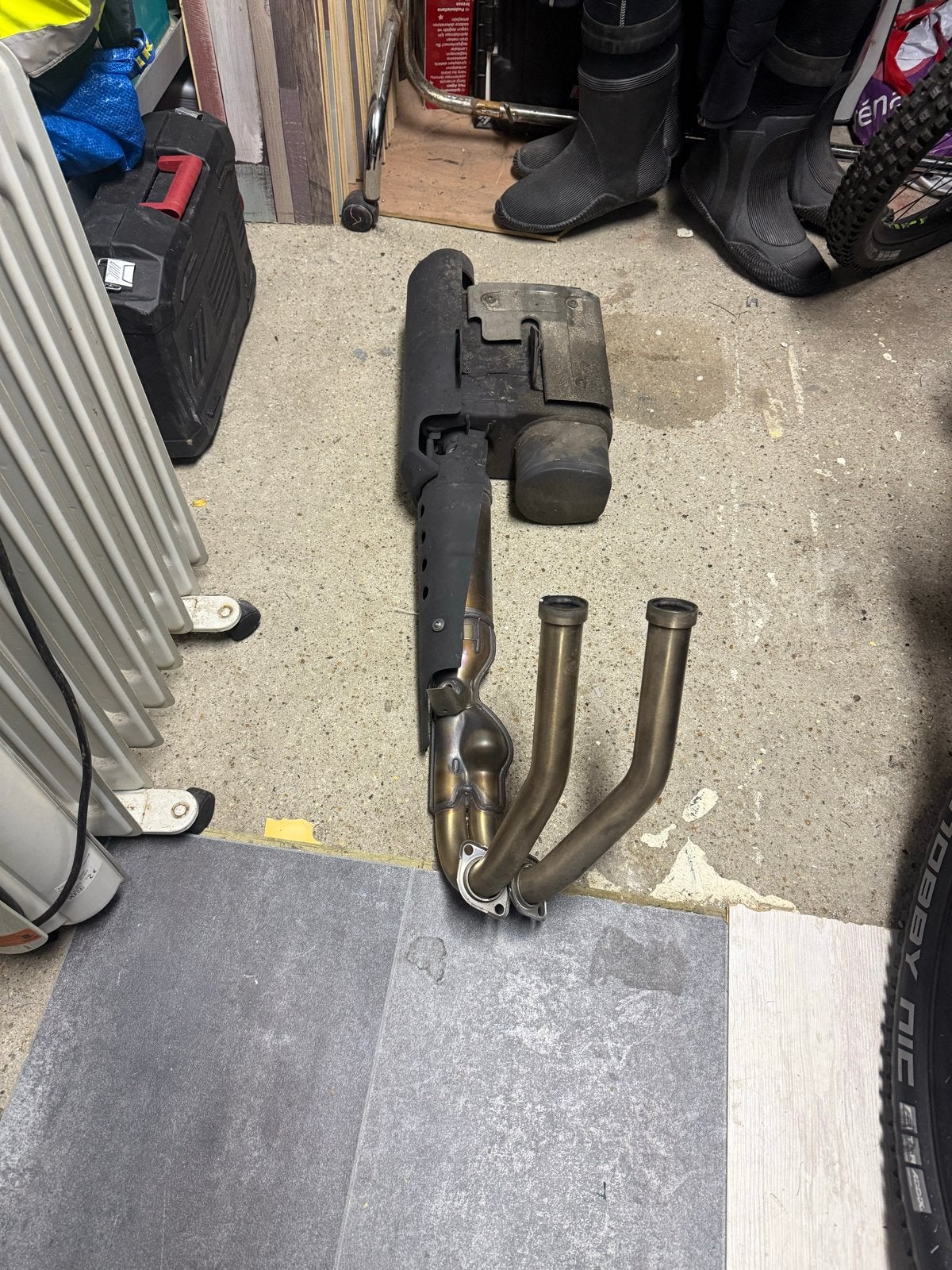 Originele uitlaat Kawasaki Vulcan 650 (2024) - 2x lambdasond, Ophalen, Gebruikt