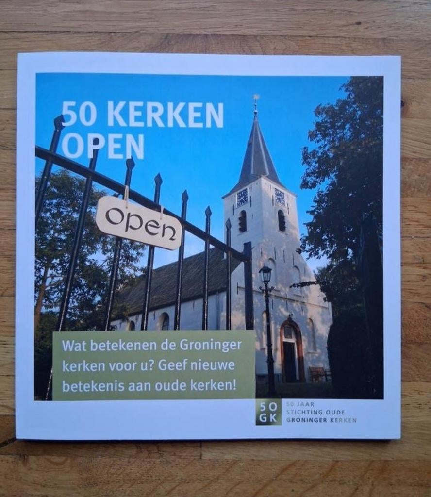 50 kerken open
50 jaar stichting oude
Groninger kerken

Info, Ophalen of Verzenden, Zo goed als nieuw