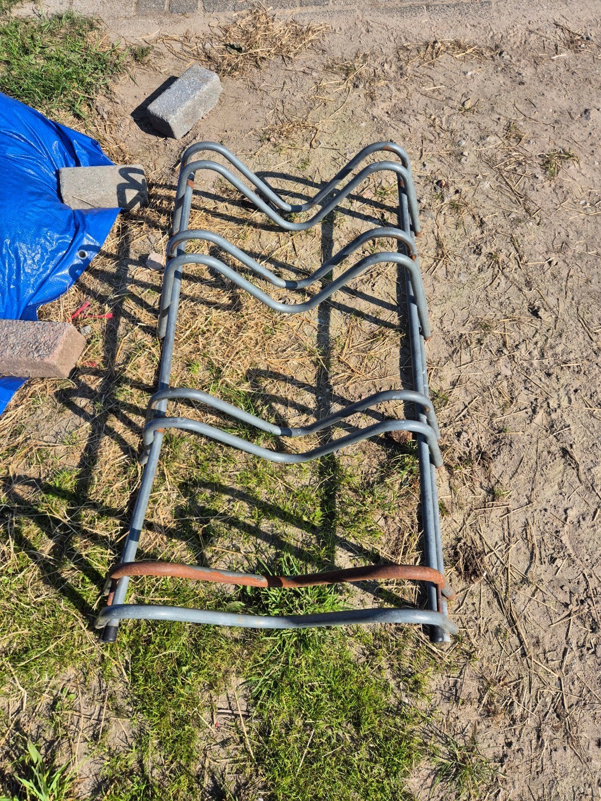 fietsrek/ fietsenrek/ metalen rek/ 4 fietsenrek, Ophalen, Gebruikt