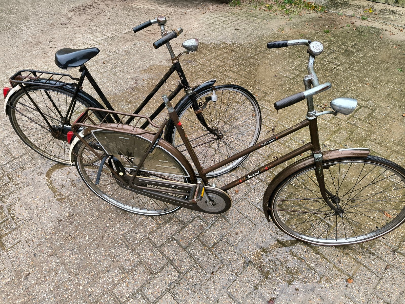 Twee klassieke damesfietsen - Opknappers, Ophalen, Terugtraprem, Gebruikt, Batavus