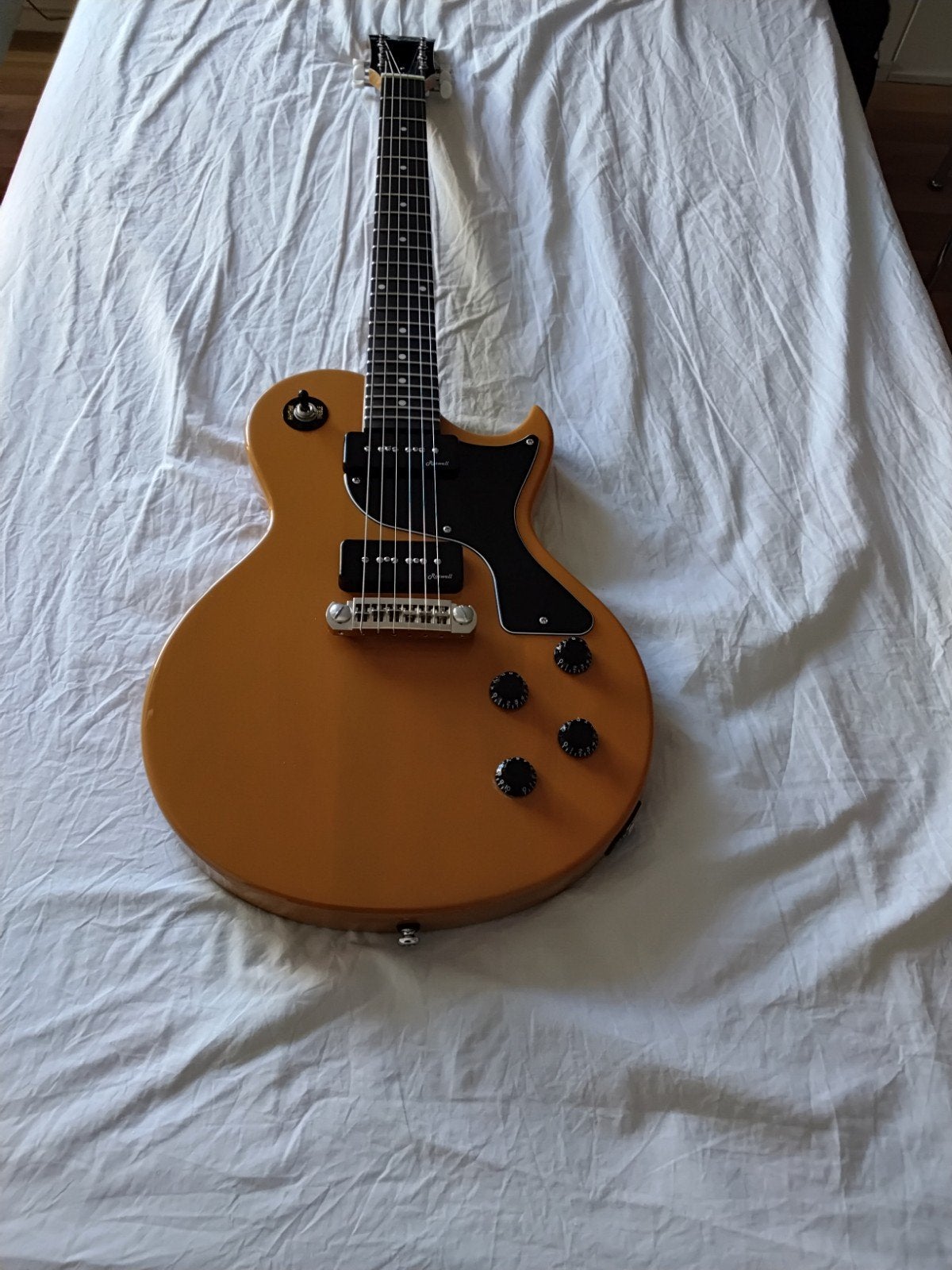 prachtige harley benton special met p90, Muziek en Instrumenten, Ophalen, Zo goed als nieuw, Solid body, Overige merken