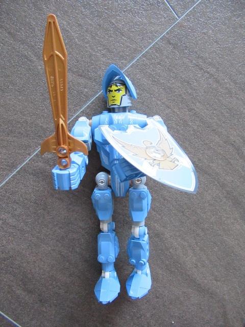 Lego 8771 Knights Kingdom, ridder z.g.a.n. incl. boekje, Overige thema's, Lego, Ophalen of Verzenden, Zo goed als nieuw