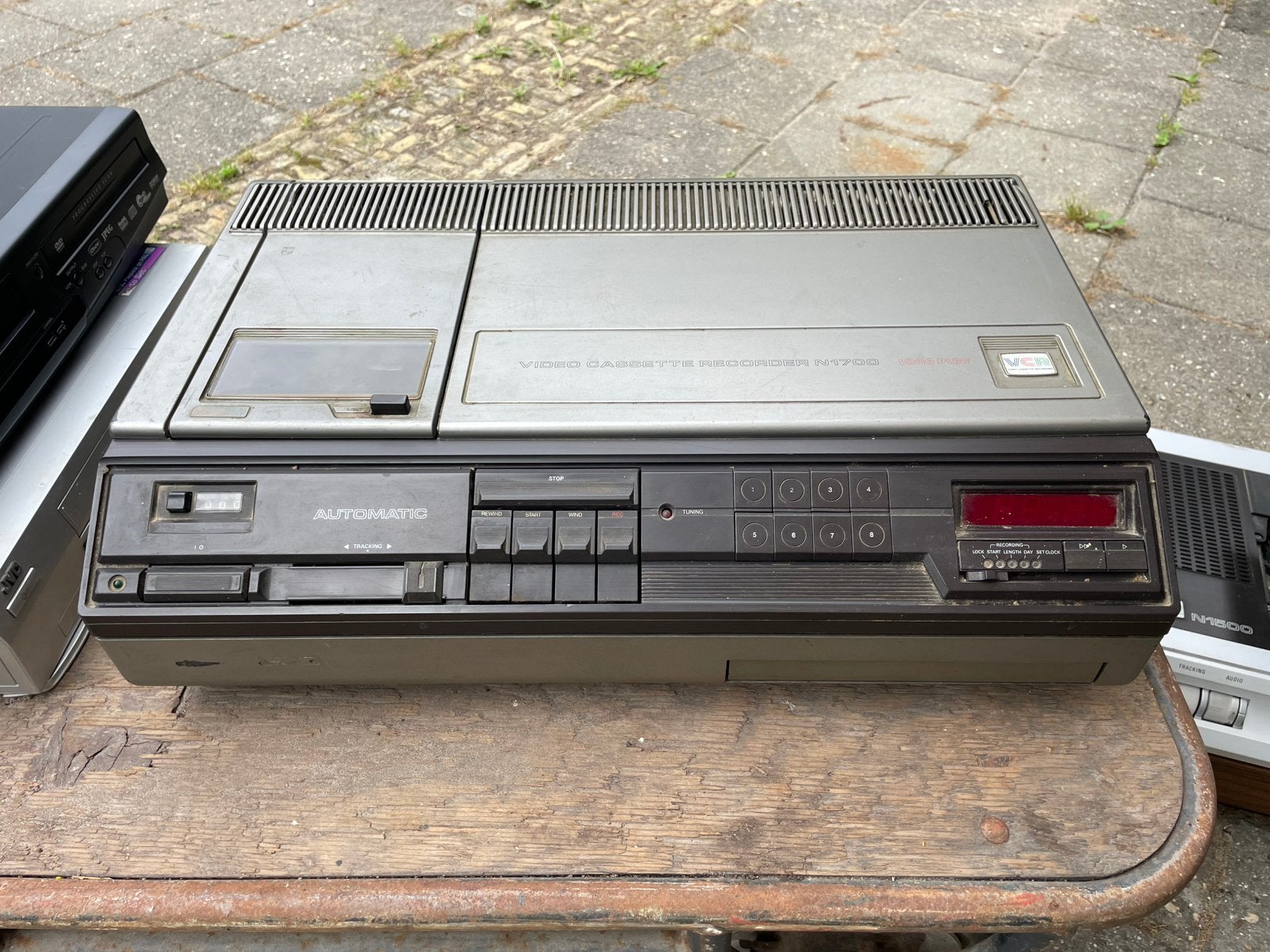 Vintage Philips VCR video recorder, Ophalen of Verzenden, Zo goed als nieuw