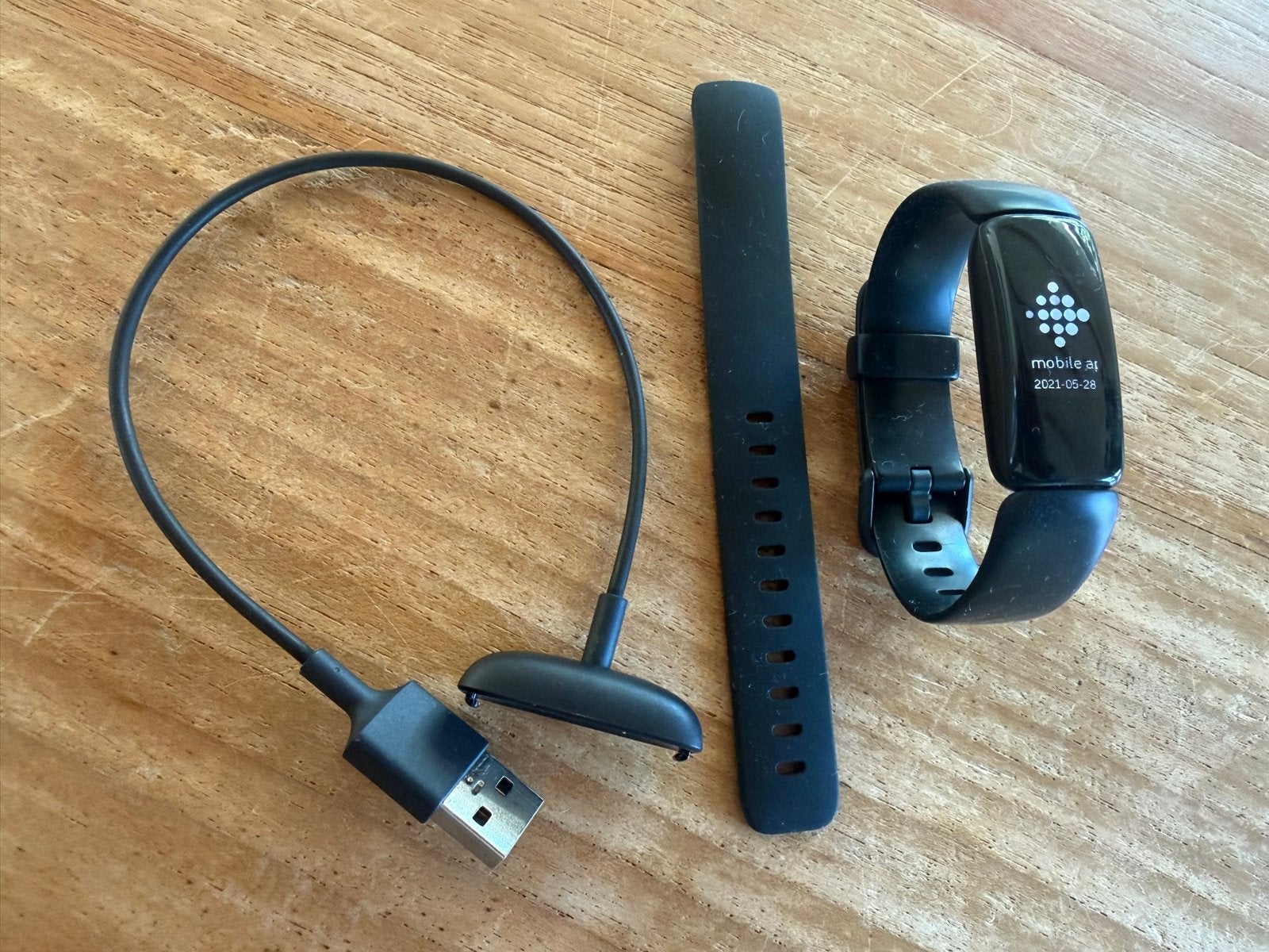Fitbit Inspire 2 Activity Tracker - Zwart, Zwart, IOS, Ophalen of Verzenden, Zo goed als nieuw